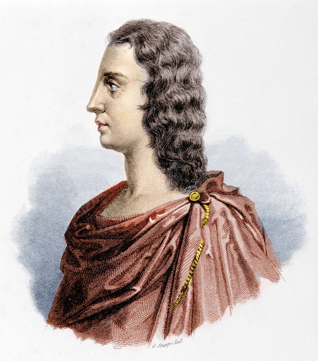 Porträt von Gaetano Majorano genannt Caffarelli (1710 -1783). von Unknown artist