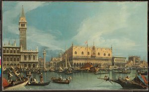 Der Molo, Venedig, vom Bacino di San Marco