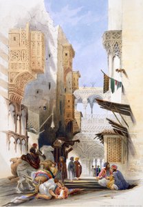 Straße zum El Azhar, Groß-Kairo, Ägypten
