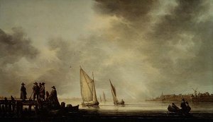 Eine Flusslandschaft
