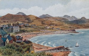 Criccieth Bay vom Schloss