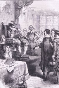 Puritaner vor James I, Illustration aus Cassell