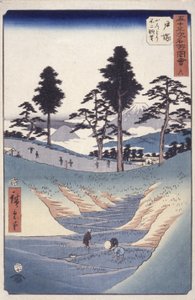 Station 6, Totsuka von Ando or Utagawa Hiroshige