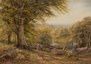 Die Köhler in der Nähe von Weybridge, Surrey, 1870