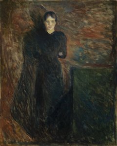 Dame in Schwarz