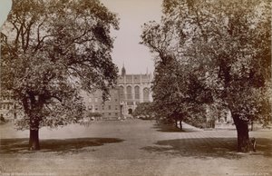 Postkarte mit Blick auf die Temple Gardens