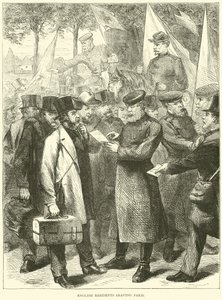 Englische Bewohner verlassen Paris, Oktober 1870