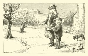 Wenn der Schnee auf dem Boden liegt
