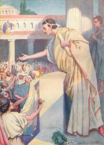 Am folgenden Morgen hielt Cicero eine weitere Rede gegen Catilina