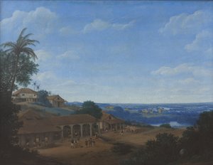Landschaft in Brasilien mit Zuckerplantage