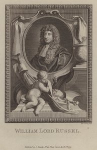 William Russell, Lord Russell, englischer Politiker (Stich)