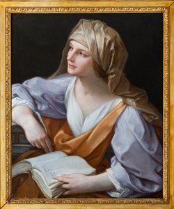 Die Sibylle Gemälde von Guido Reni genannt der Guide (1575-1642) Apartments von Maria Brignole Sale (Brignole-Sale) De Ferrari, Herzogin von Galliera (1811-1888), die Möbel stammen aus dem Hotel Matignon, ihrer Pariser Residenz. Palazzo Rosso, Genua