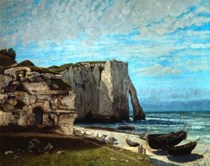 Die Klippen von Etretat nach einem Gewitter, 1870