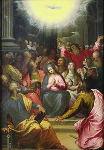 Die Herabkunft des Heiligen Geistes, 1594-95