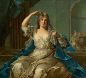 Porträt einer Dame als Vestalin, 1759