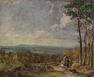 Hampstead Heath Blick Richtung Harrow