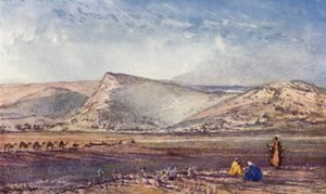 Die Hügel um Nazareth, von der Ebene von Esdraelon