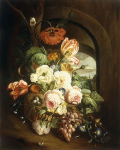 Stillleben mit verschiedenen Blumen