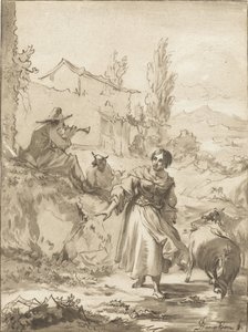Hirte mit Schalmei