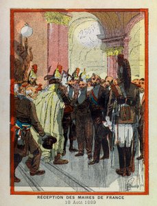 Die großen Tage des Hôtel de Ville de Paris von A. Mercier, illustriert von Louis Bombled (1862-1927): 18. August