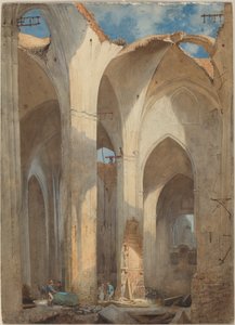 Die Ruinen der Sankt-Nikolai-Kirche in Hamburg