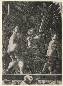 Engel tragen die Symbole der Passion, 1533