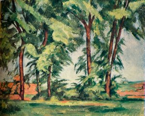 Hohe Bäume am Jas de Bouffan, um 1883, 1929