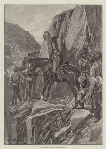 Die Unruhen in Gilgit, auf dem Marsch von Richard Caton Woodville junior
