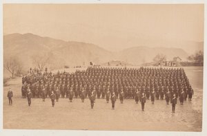 4. Gurkha (Gewehr) Regiment bei der Parade