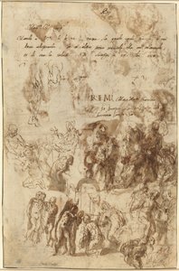 Studien zur Auferweckung des Lazarus und andere Kompositionen [verso]