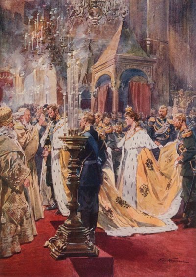 Die Krönung des Kaisers von Frederic de Haenen