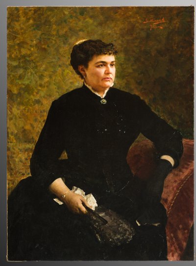 Frau mit Taschentuch von Giovanni Muzzioli