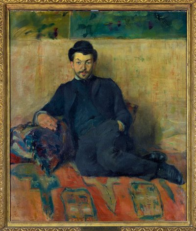 Porträt von Gustave Lucien Dennery. Gemälde von Henri de Toulouse Lautrec von Henri de Toulouse Lautrec