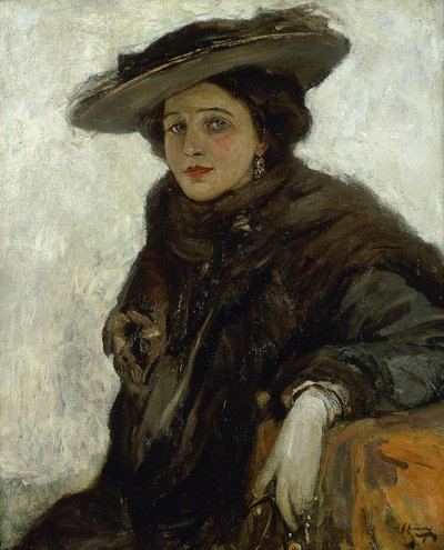 Der spanische Hut oder Mrs. Gerard Chowne von John Lavery