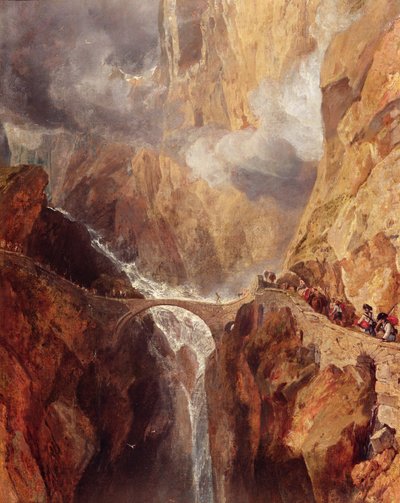 Die Teufelsbrücke von Joseph Mallord William Turner