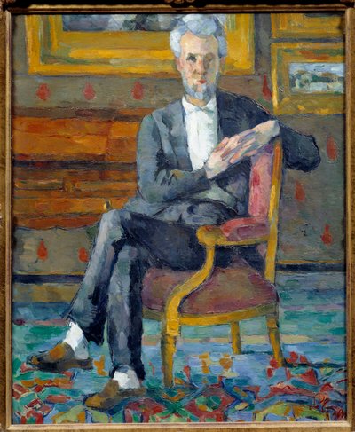 Porträt von Victor Chocquet (1821-1891) von Paul Cézanne
