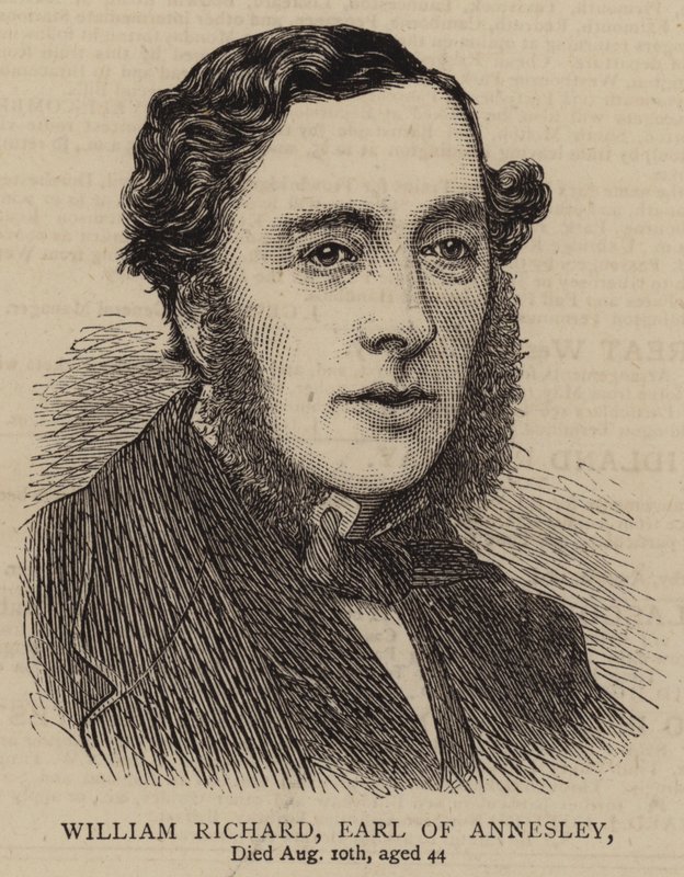 William Richard, Earl of Annesley (Stich) von English School
